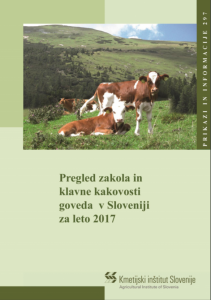 Publikacija Pregled zakola in klavne kakovosti v Sloveniji za leto 2017 