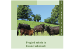 Pregled zakola in klavne kakovosti goved, Slovenija 2019