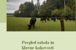 Pregled zakola in klavne kakovosti goved, Slovenija 2021