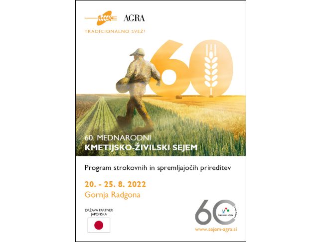 60. Mednarodni kmetijsko–živilski sejem 20. – 25. 8. 2022