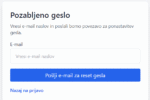 Menjava gesla za dostop do CPZ Govedo